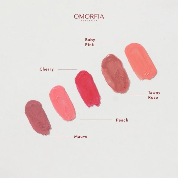 OMORFIA 2 in 1 Lip Creamy and Cheeks | Long Lasting Lip Cream Transferproof - Gambar 7