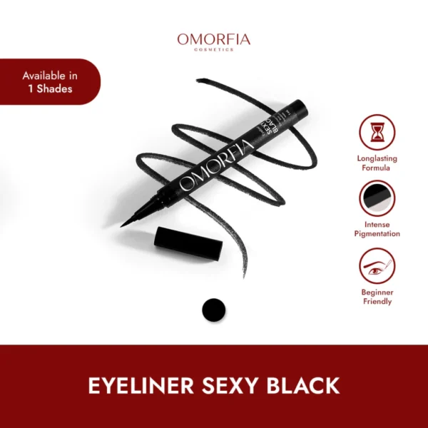 OMORFIA Sexy Black Eyeliner | Waterproof Eyeliner