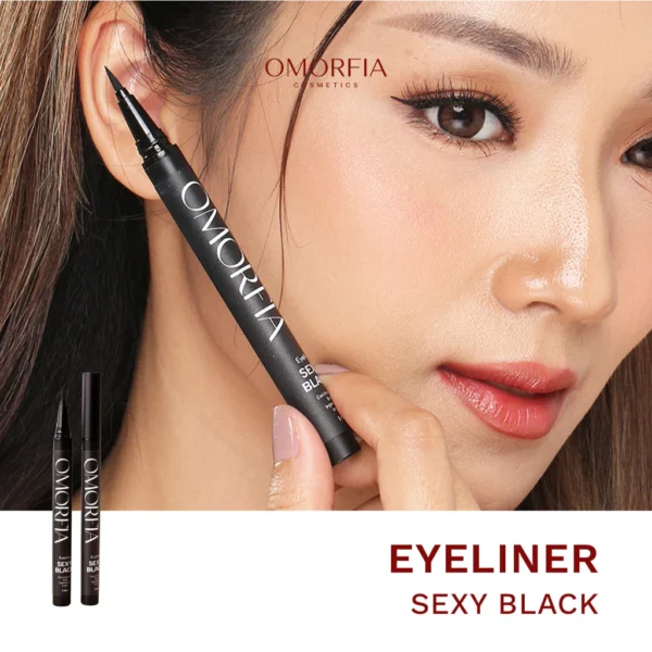 OMORFIA Sexy Black Eyeliner | Waterproof Eyeliner - Gambar 3