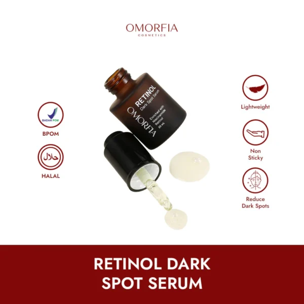 OMORFIA Retinol Dark Spot Serum Skincare - Gambar 3